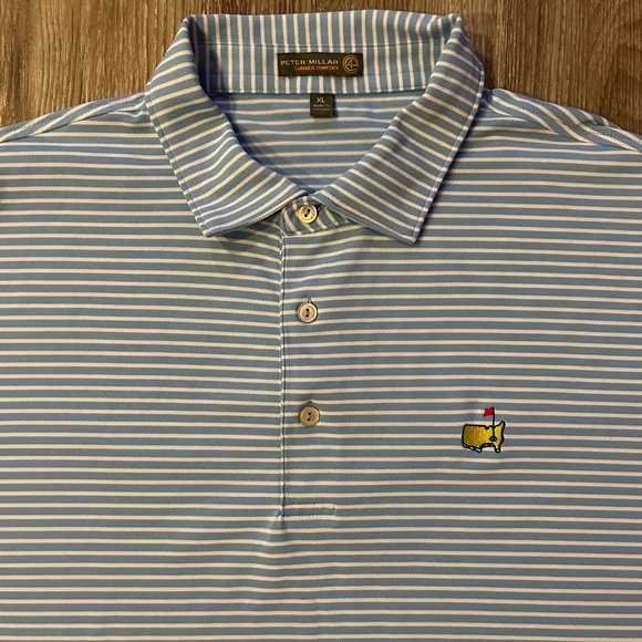 Masters Peter Millar Performance Tech Golf Shirt - Picture 2 of 5